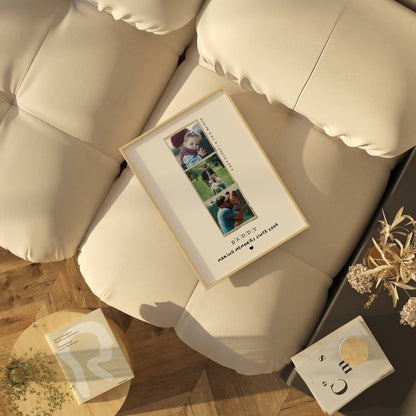 Personalised Dad Birthday Present | Unique Photo Gift | Polaroid | Filmstrip | Disposable | Custom Father's Day Photo Print