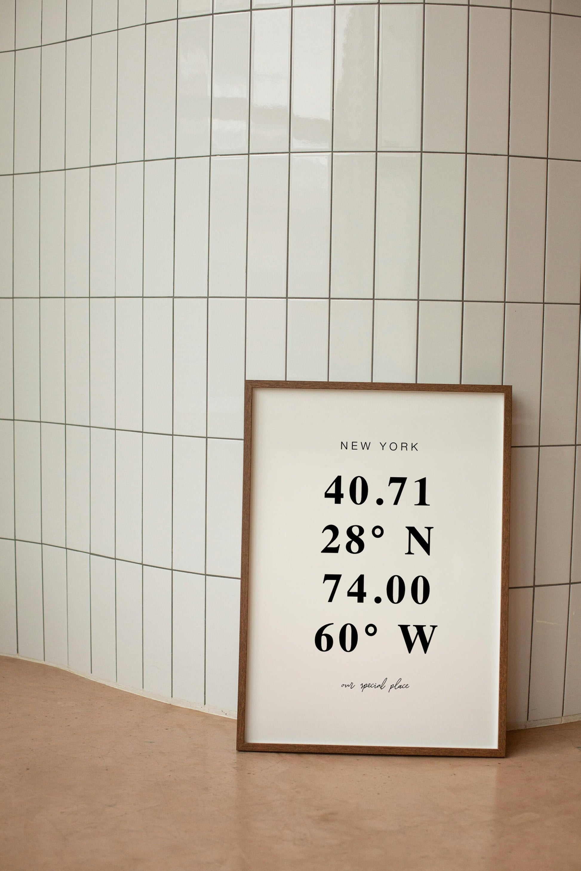 Custom Location Coordinates Print, City Prints, Custom Location Print, Latitude Longitude, Wedding Gift, Personalised Gift for Couple
