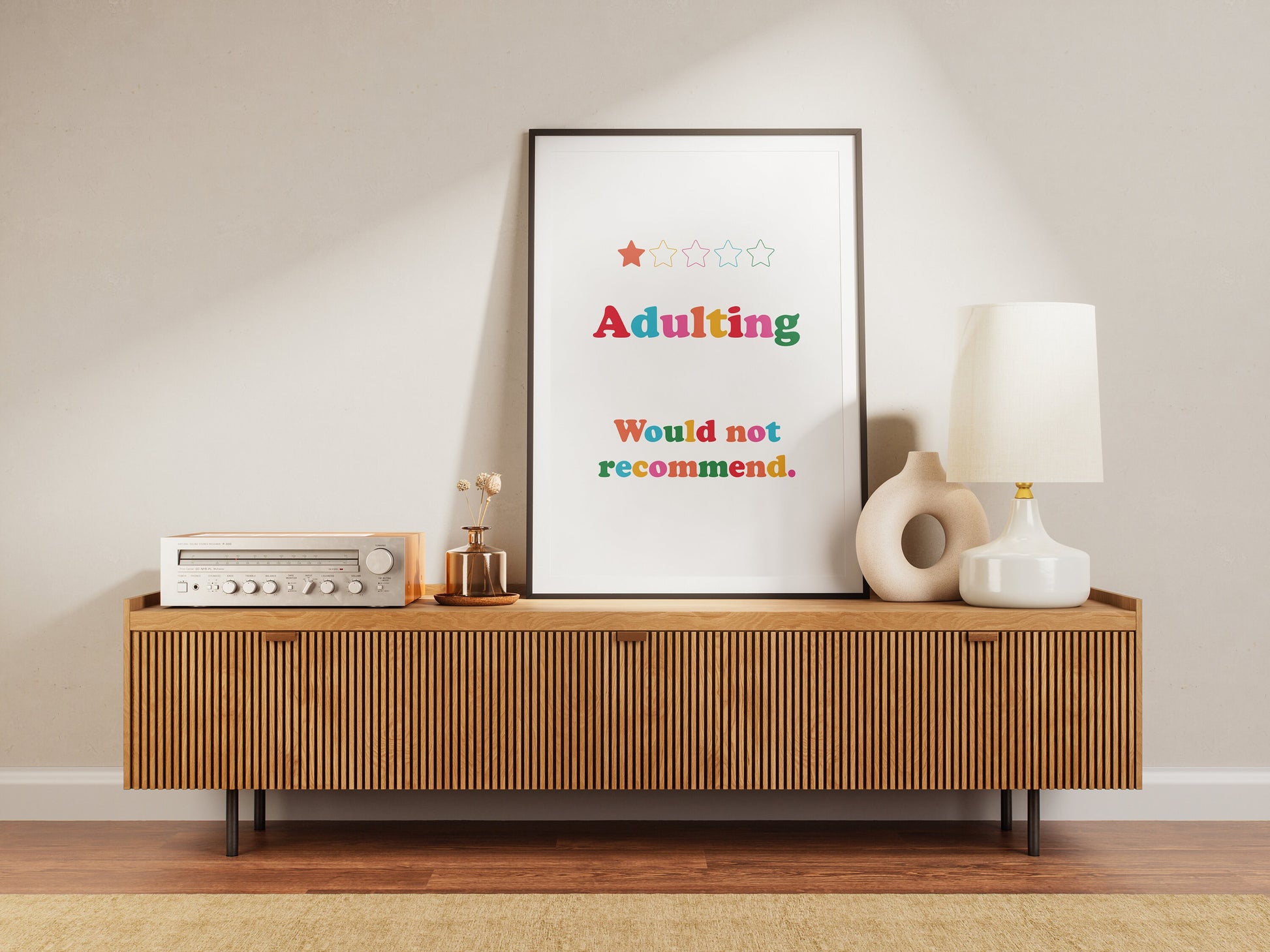 Adulting 1 Star Review Poster