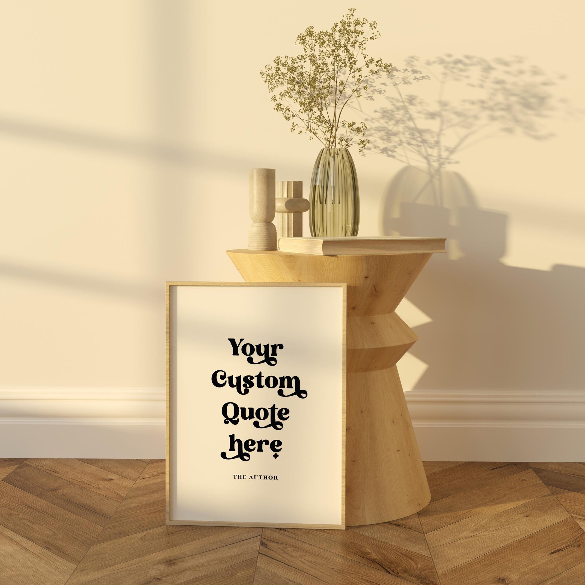 Custom Typography Print, Personalised Quote Wall Art, Custom Text Poster, Aesthetic Home Decor, Bedroom Gallery Print