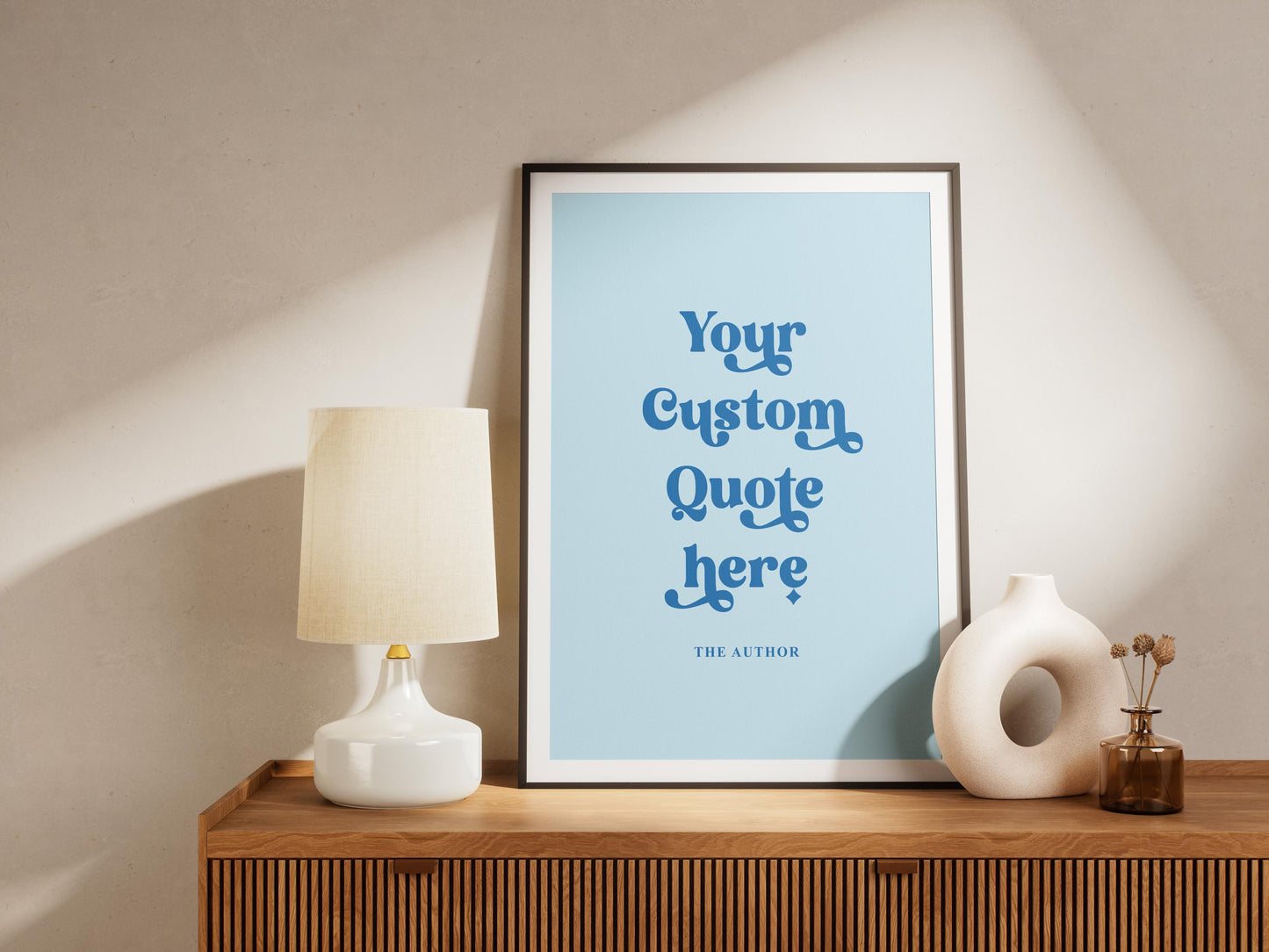 Custom Typography Print, Personalised Quote Wall Art, Custom Text Poster, Aesthetic Home Decor, Bedroom Gallery Print