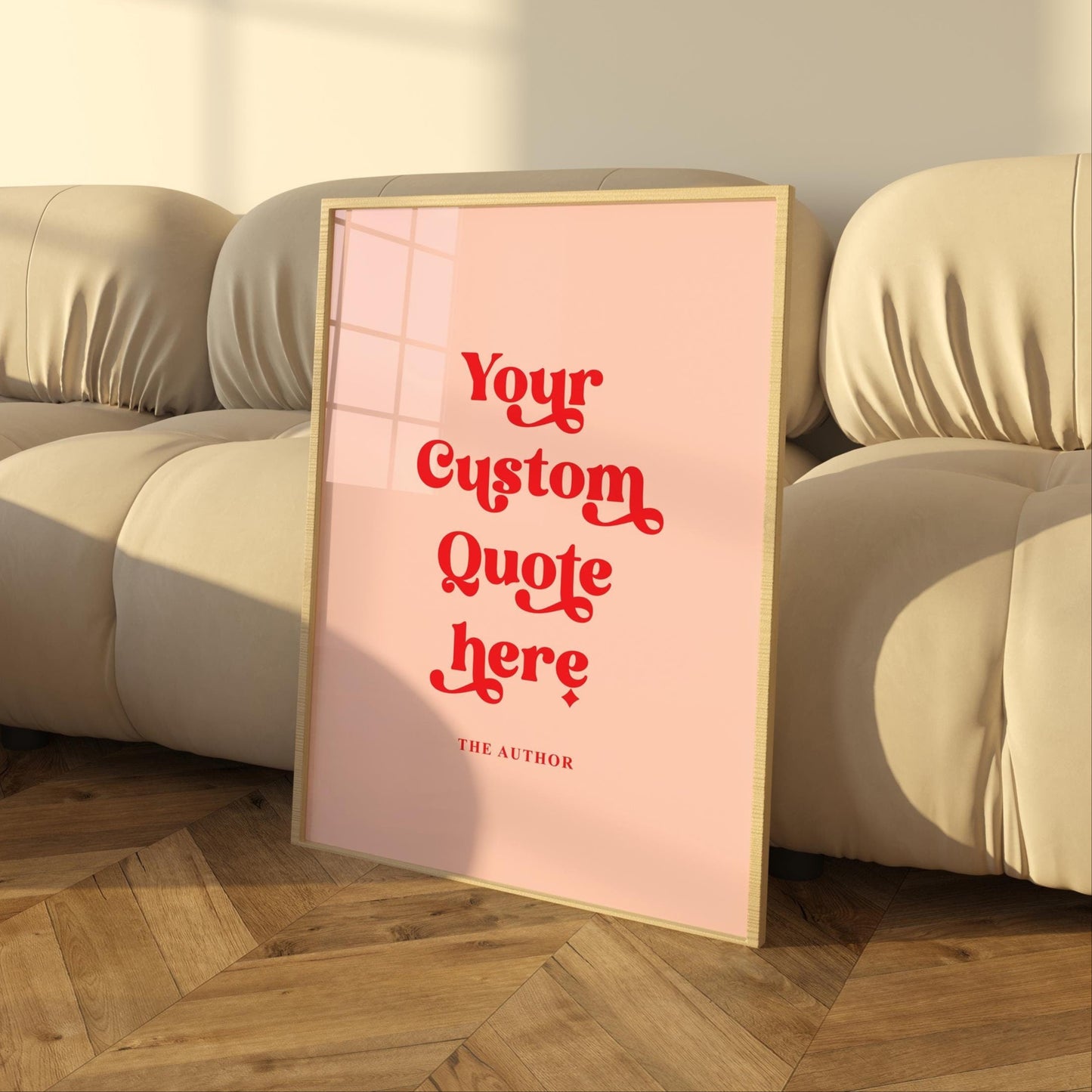 Custom Typography Print, Personalised Quote Wall Art, Custom Text Poster, Aesthetic Home Decor, Bedroom Gallery Print