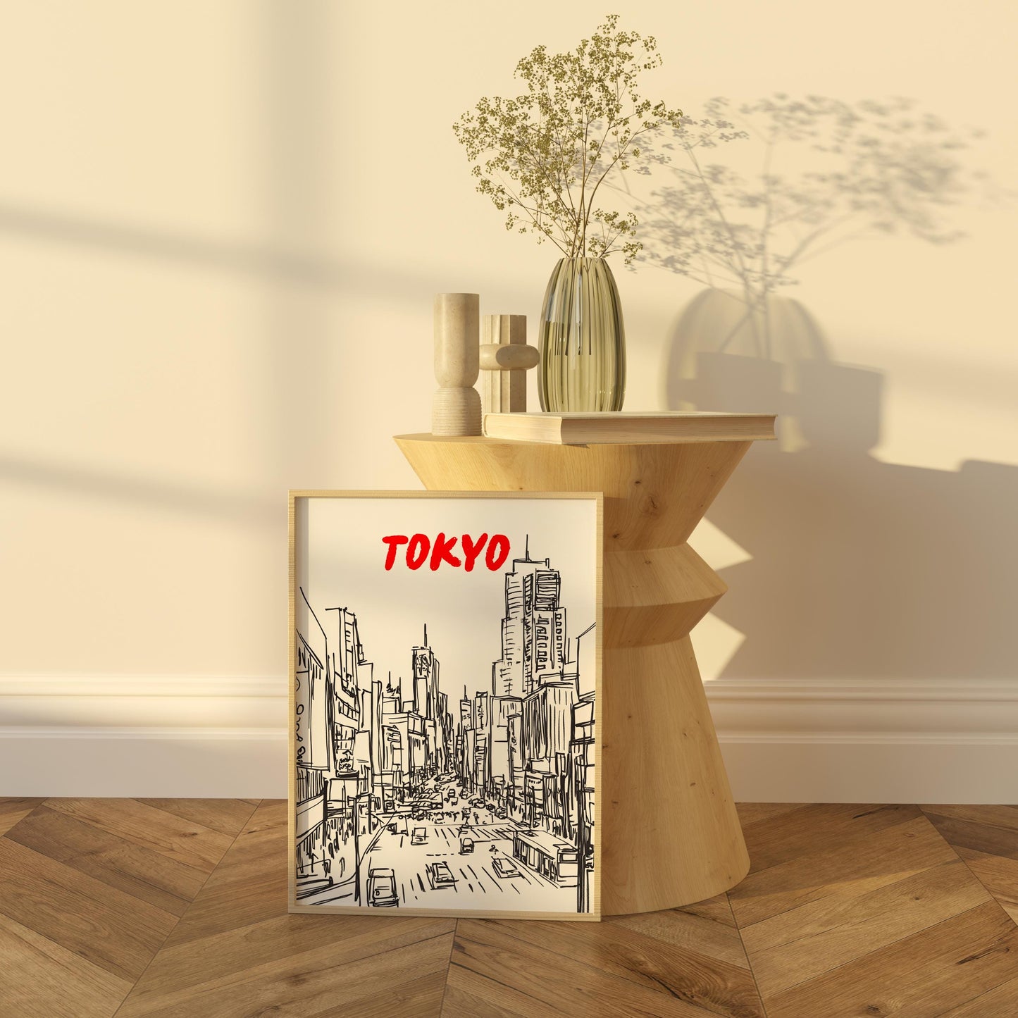 Toronto Skyline Print | Black & White Cityscape Art | Minimalist Travel Poster | Toronto Wall Decor | Modern Architecture Sketch