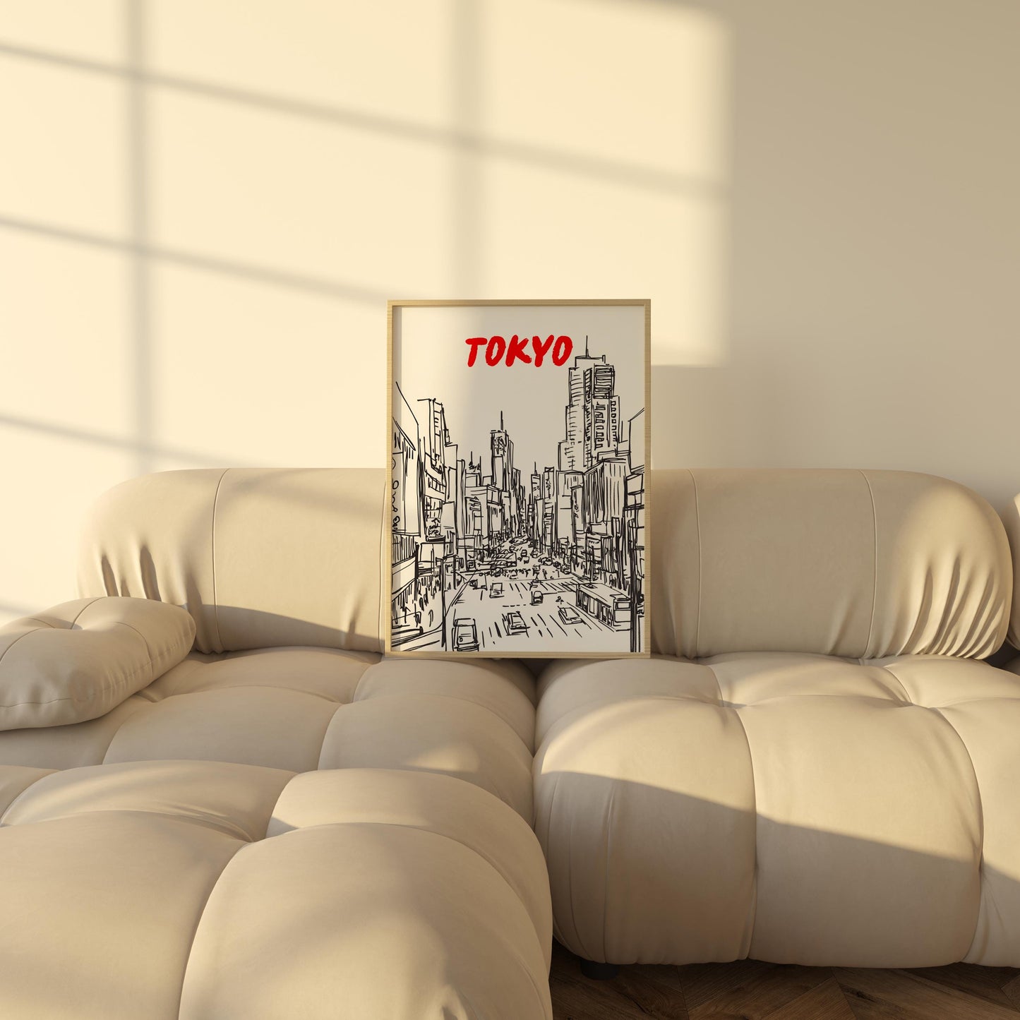 Toronto Skyline Print | Black & White Cityscape Art | Minimalist Travel Poster | Toronto Wall Decor | Modern Architecture Sketch