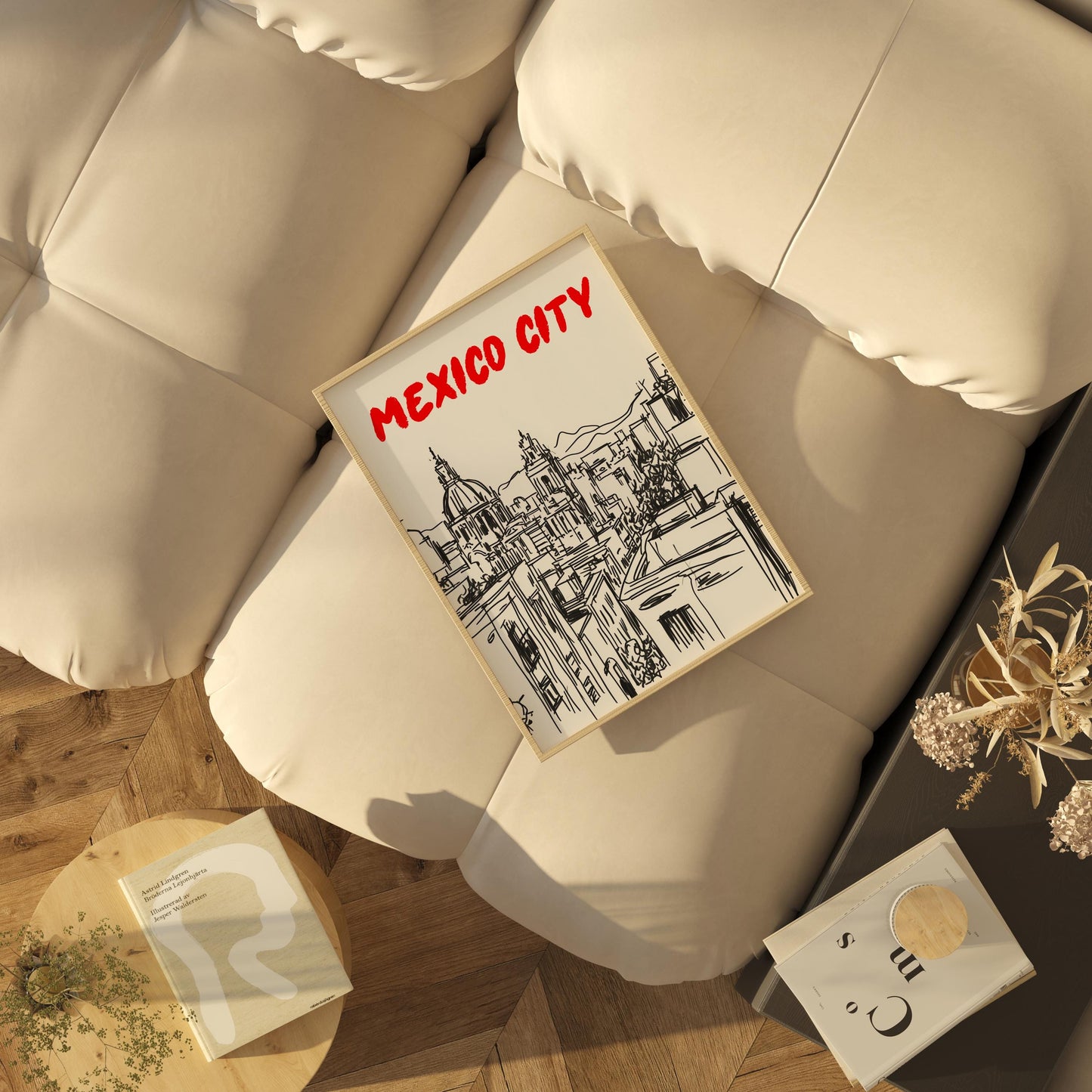 Mexico City Skyline Print | Minimalist Mexico Poster | Black & White Cityscape Art | Mexico Travel Wall Decor | Latin America Home Decor