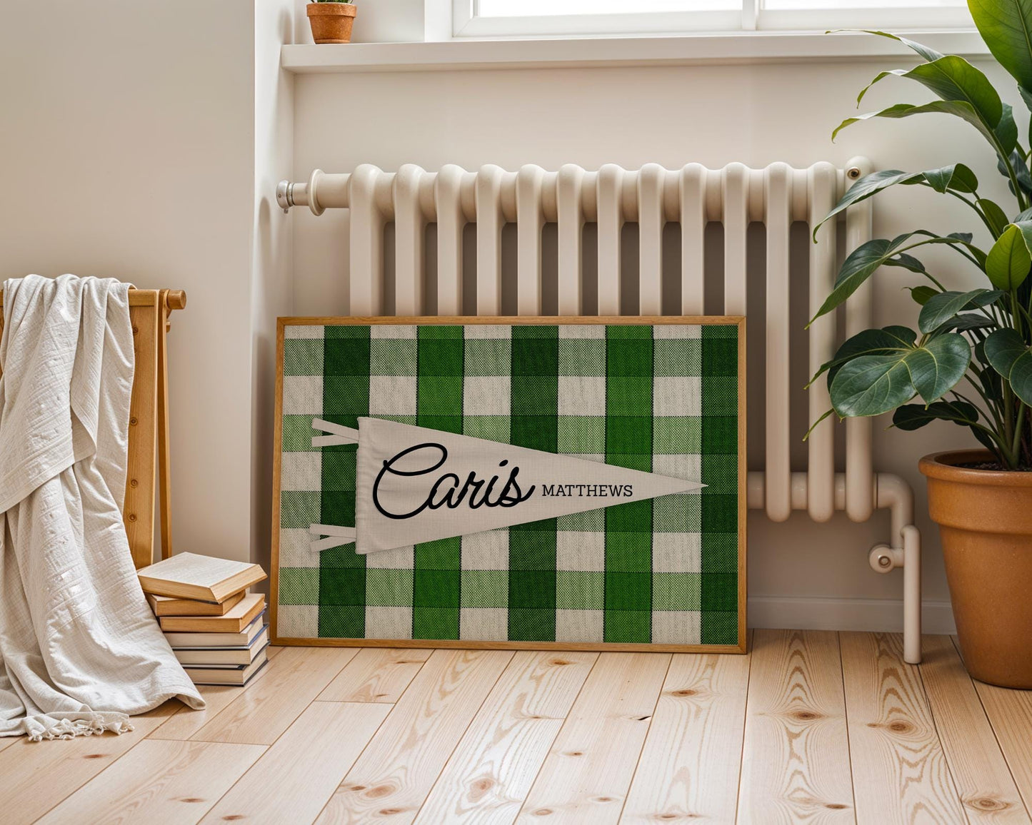 Name Pennant Printable, Customizable Kids Room Decor, Personalized Wall Art, Digital Download for Nursery