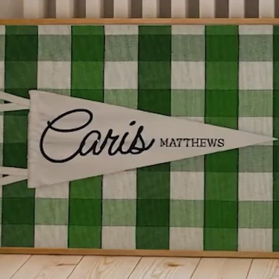 Name Pennant Printable, Customizable Kids Room Decor, Personalized Wall Art, Digital Download for Nursery