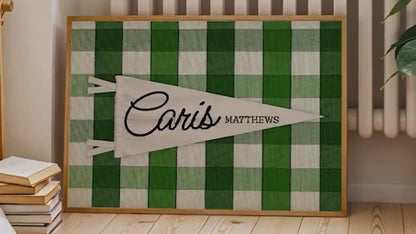 Name Pennant Printable, Customizable Kids Room Decor, Personalized Wall Art, Digital Download for Nursery