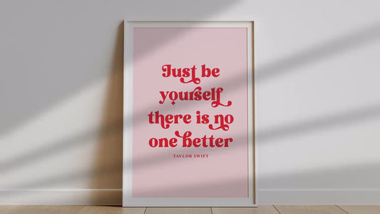 Custom Typography Print, Personalised Quote Wall Art, Custom Text Poster, Aesthetic Home Decor, Bedroom Gallery Print